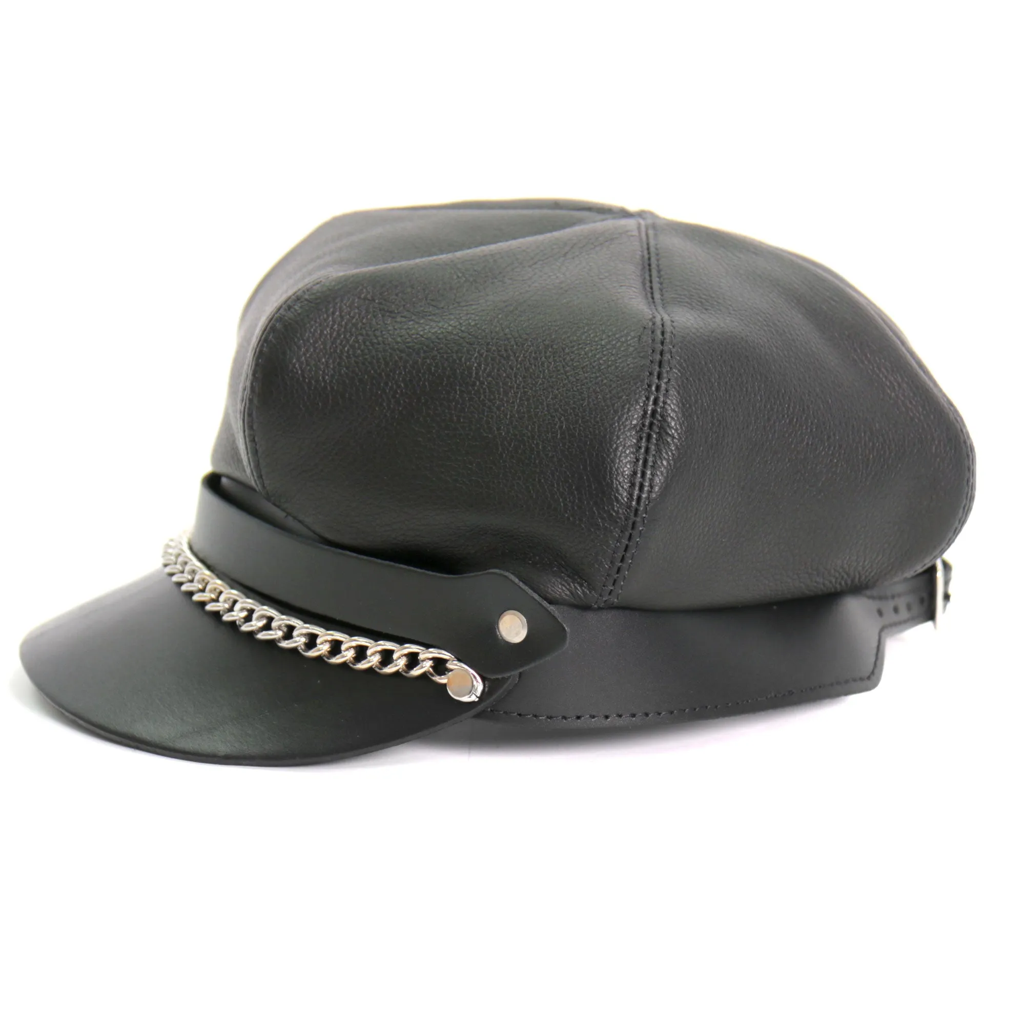 Hot Leathers Leather Section Pie Top Cap
