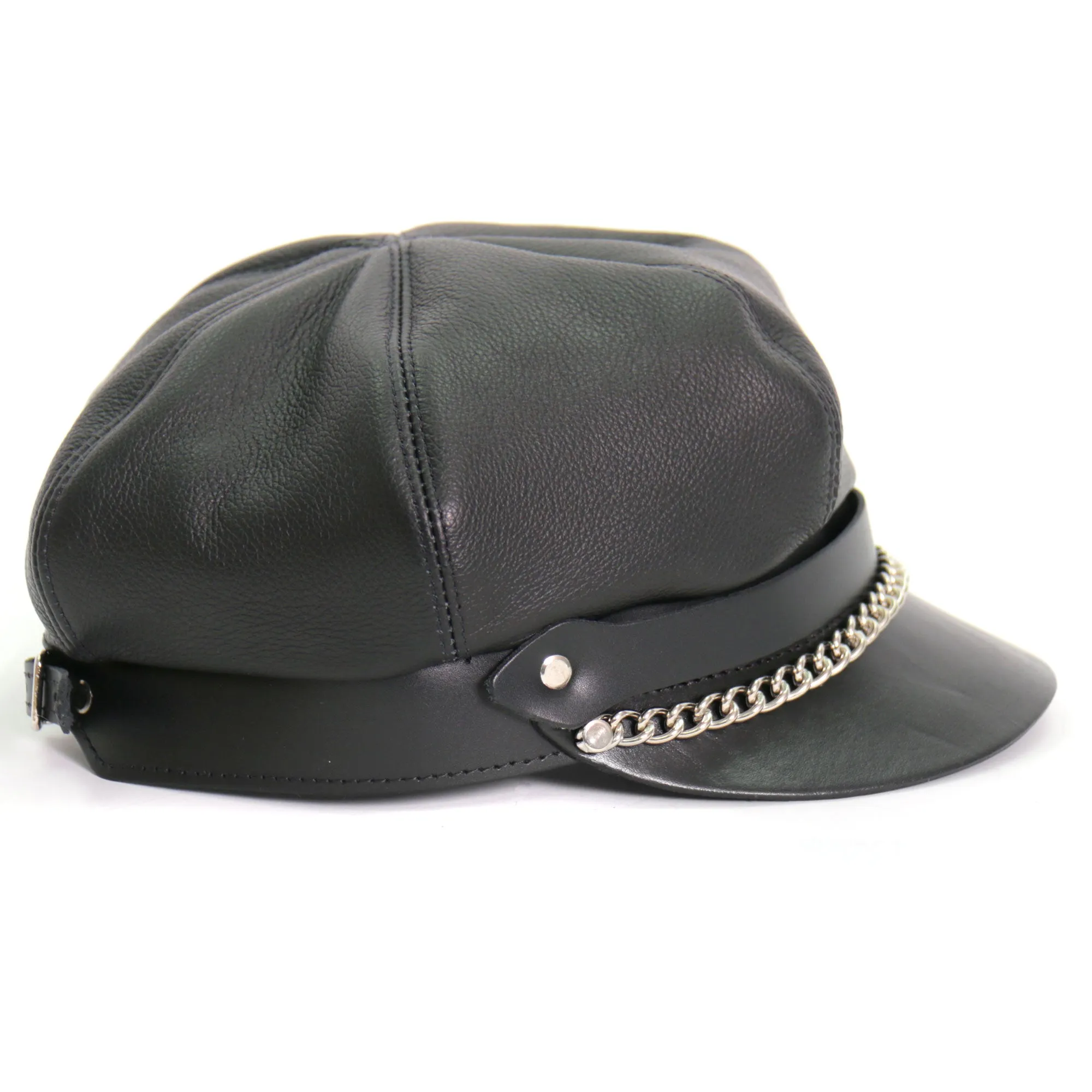 Hot Leathers Leather Section Pie Top Cap