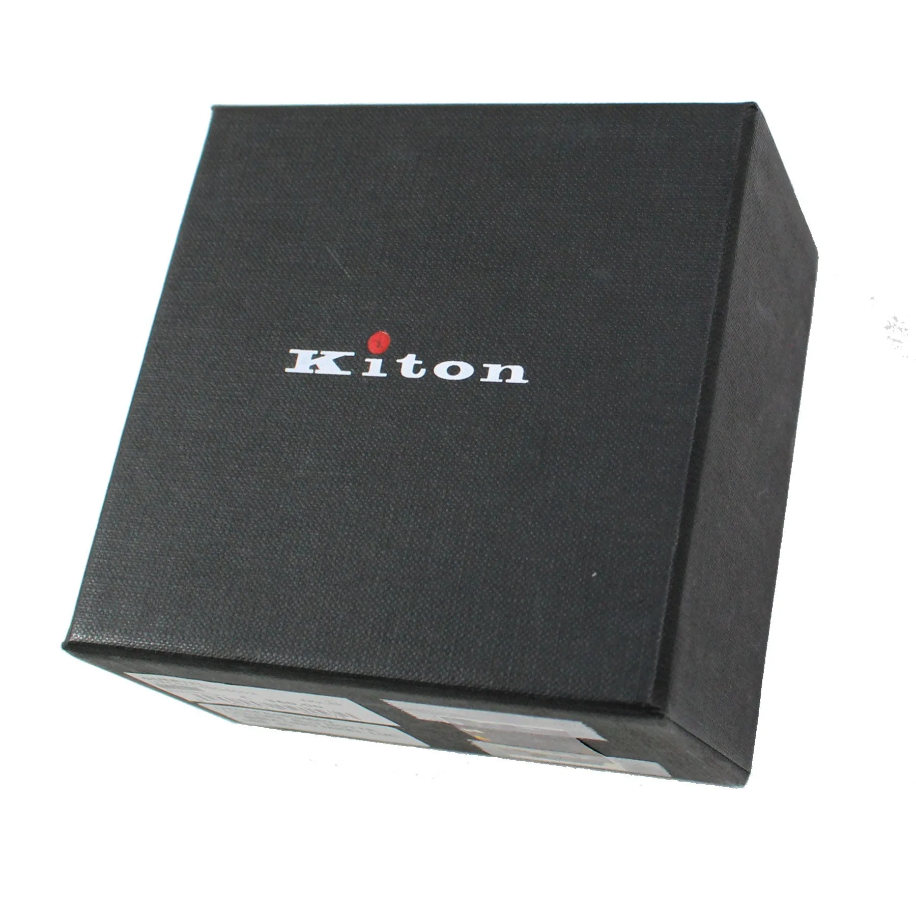 Kiton Belt - Maroon Leather Men Belt Gold Buckle Black Horn Detail 95 / 38