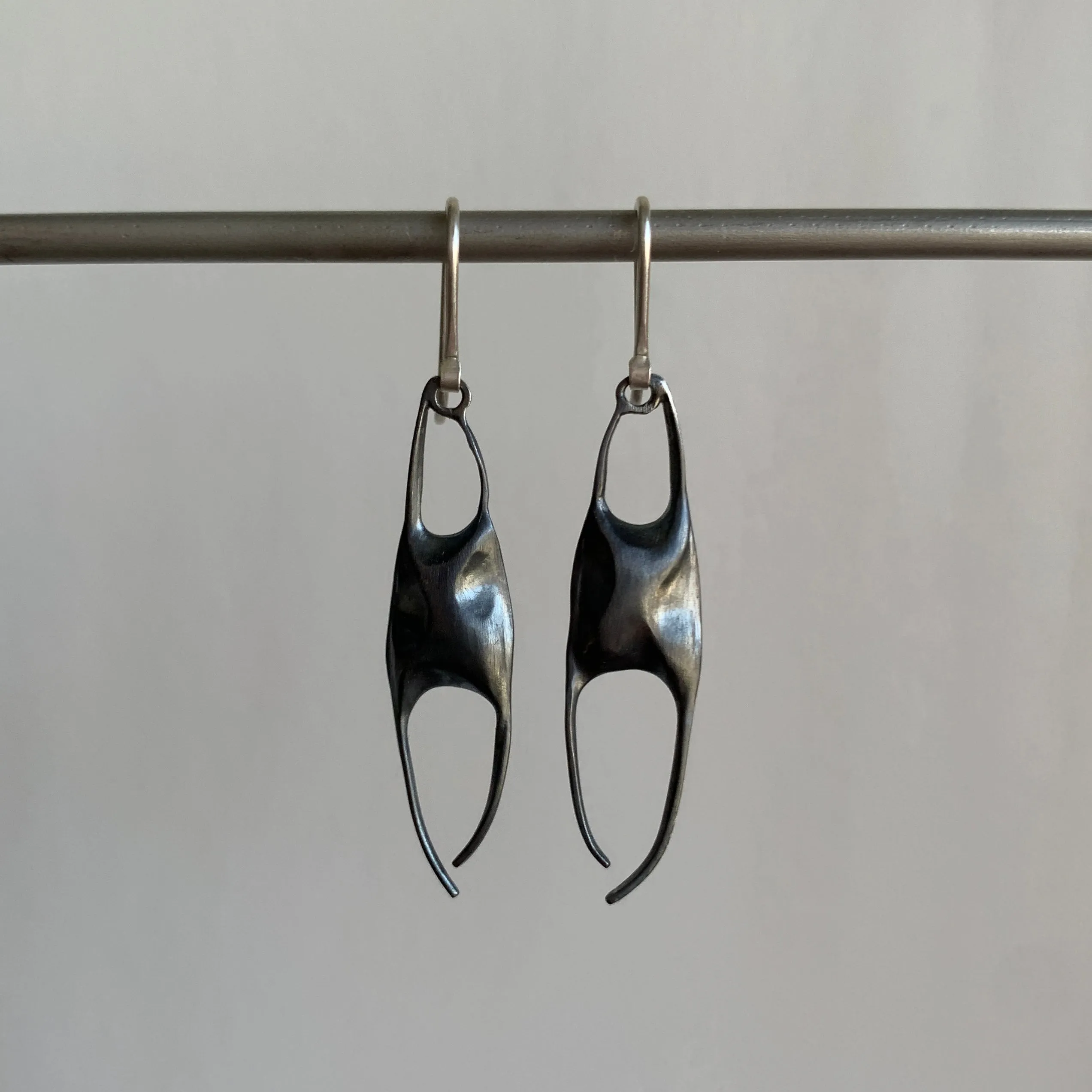 Large Skate Egg Case Earrings