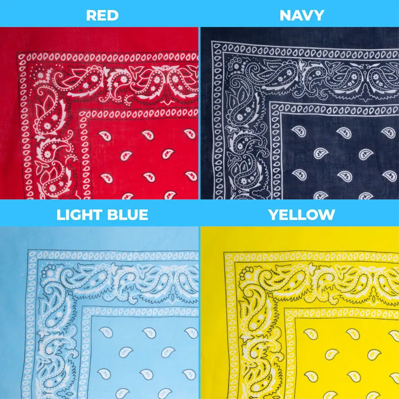 Light Paisley Bandanas