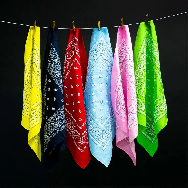 Light Paisley Bandanas