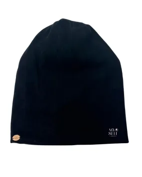 Lizi Headwear Black Cozy Slouch Beanie
