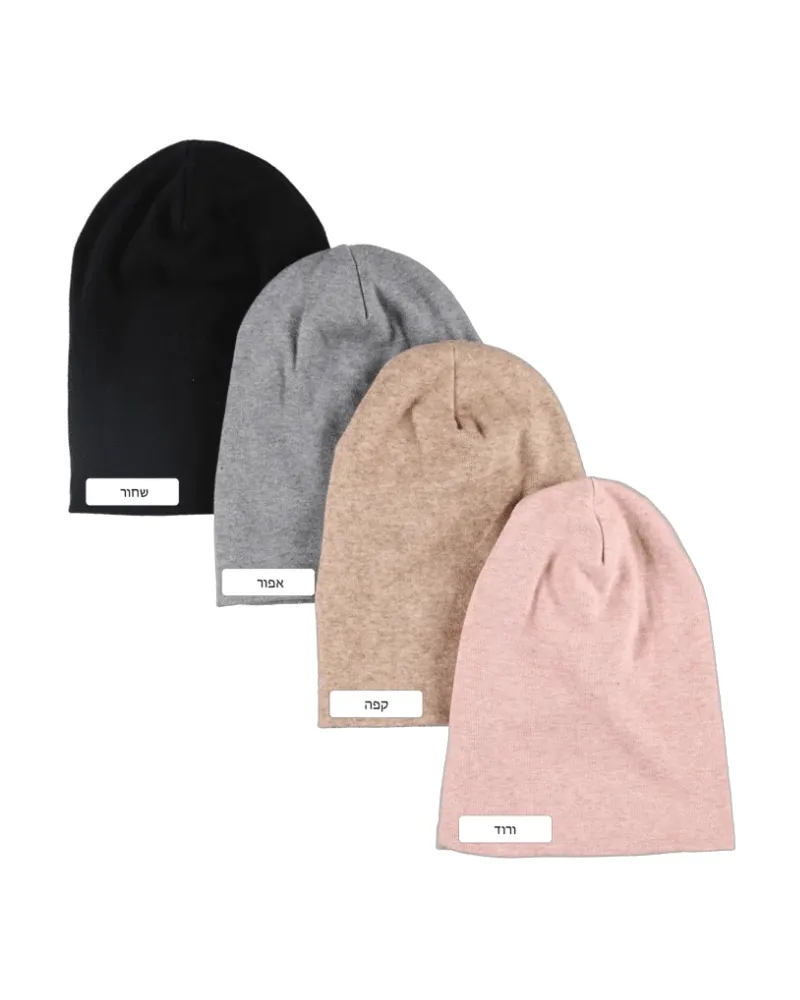 Lizi Headwear Black Cozy Slouch Beanie
