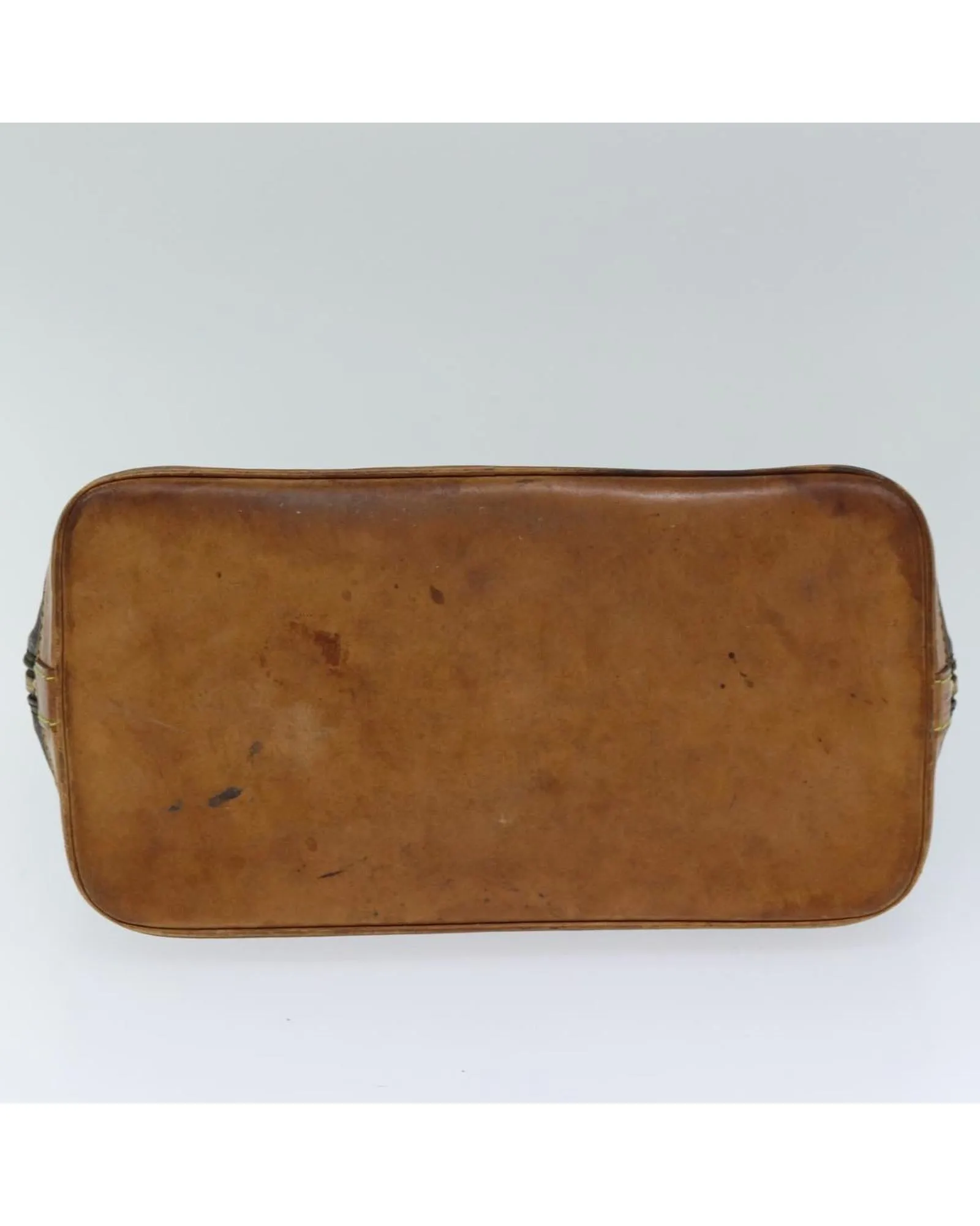 LOUIS VUITTON Alma PM Monogram Canvas Handbag Brown