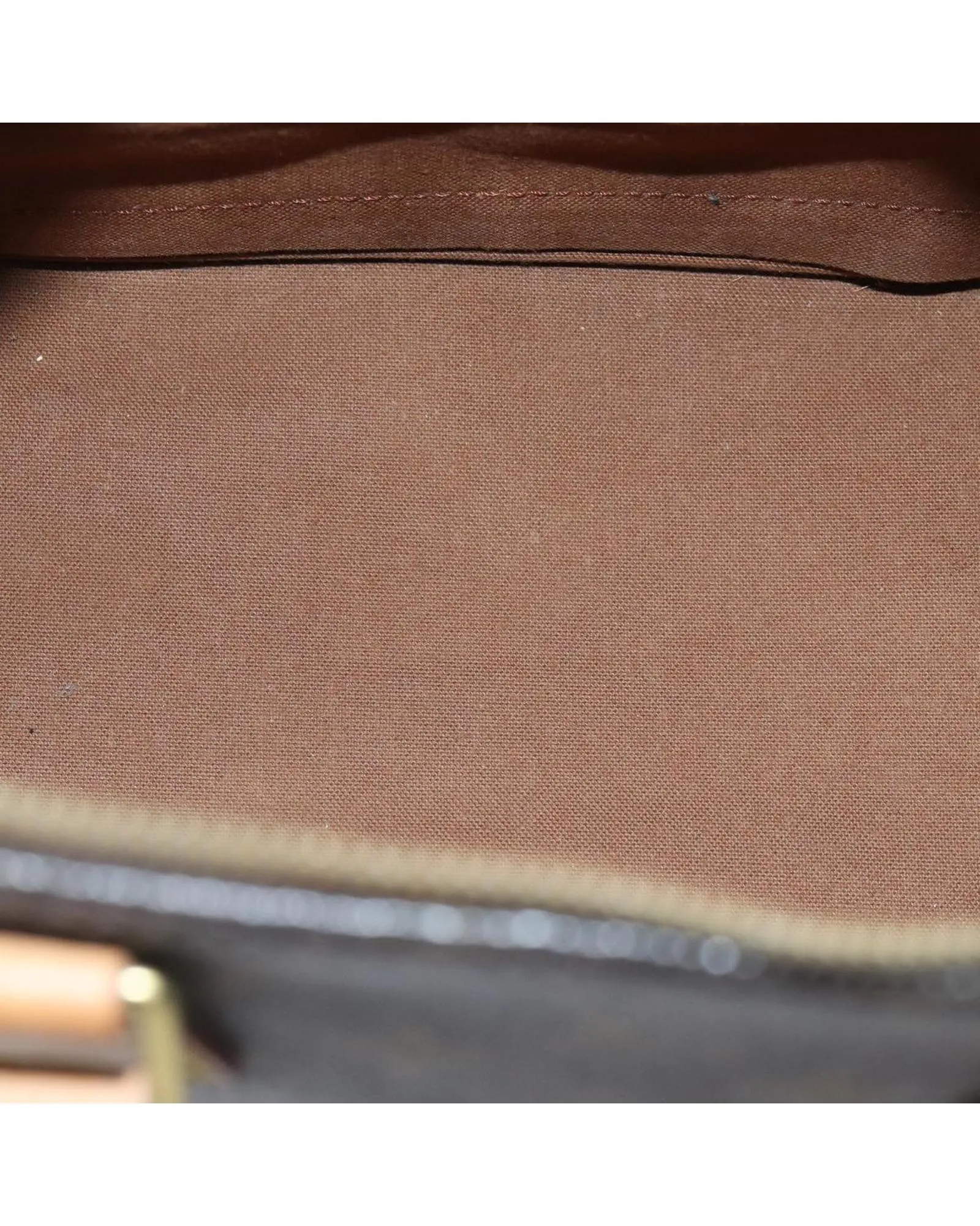 LOUIS VUITTON Alma PM Monogram Canvas Handbag Brown
