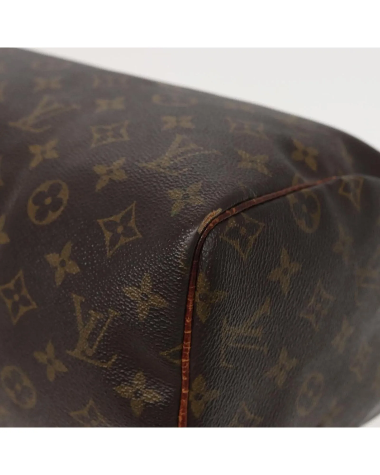 Louis Vuitton Speedy 25 Monogram Canvas Handbag Brown