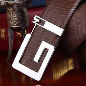 Men's belts Luxury brand genuine leather for Male casual fashion designer Straps high quality leather waistband free shipping