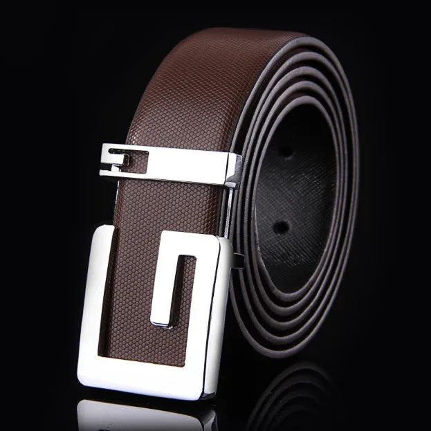 Men's belts Luxury brand genuine leather for Male casual fashion designer Straps high quality leather waistband free shipping