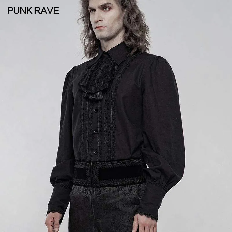 Men's Gothic Adjustable Tie Rope Velet Belts