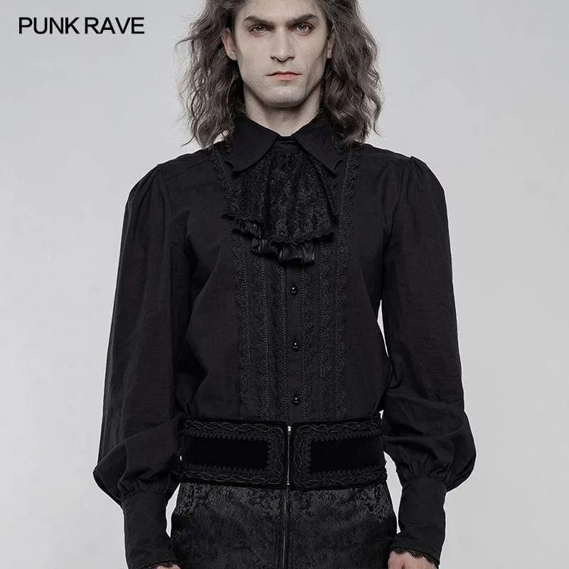 Men's Gothic Adjustable Tie Rope Velet Belts
