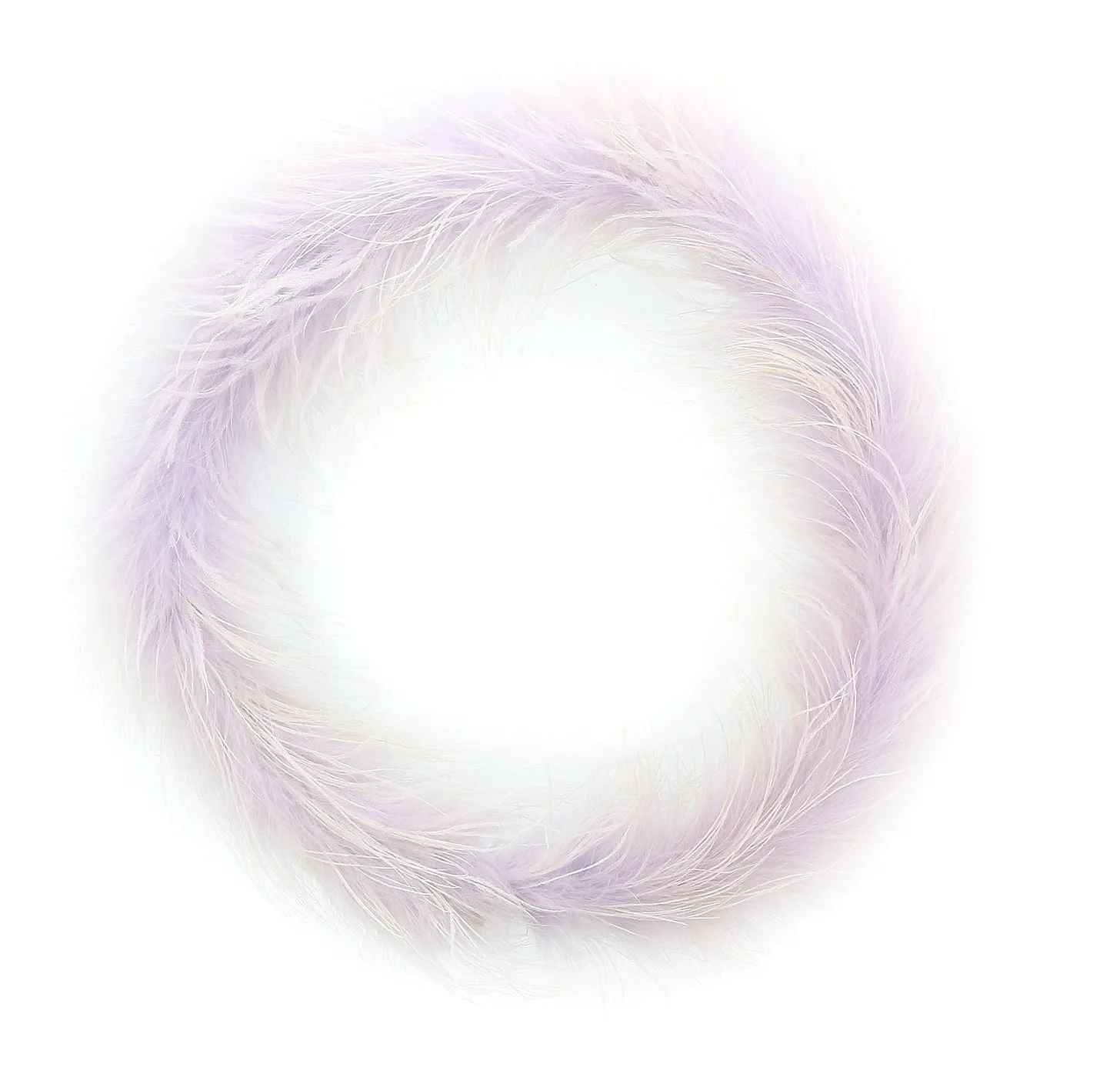 Miu Miu Platinum Faux Feather Collar Necklace-One Size