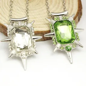 Movie Jewelry Nice Once upon a time wicked witch Zelena glinda glass pendant Necklace great Keepsake gift for fans