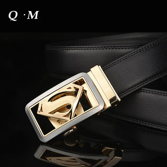 Musenge Male Genuine Leather Designer Belts Men High Quality Men's Belt Luxury Automatic Buckle Belts For Men Cinturones Hombre