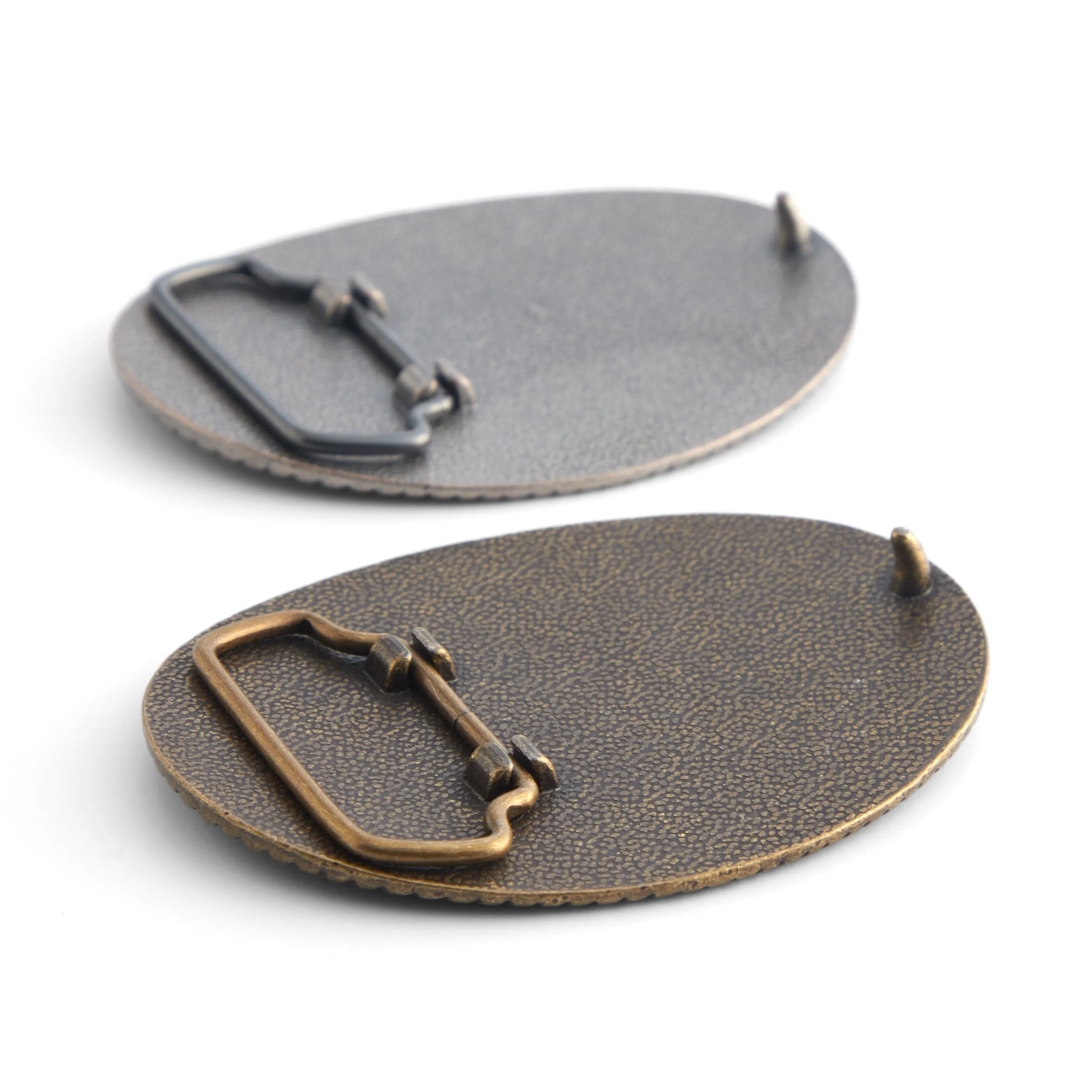 Oval Rope Edge Buckle Blanks