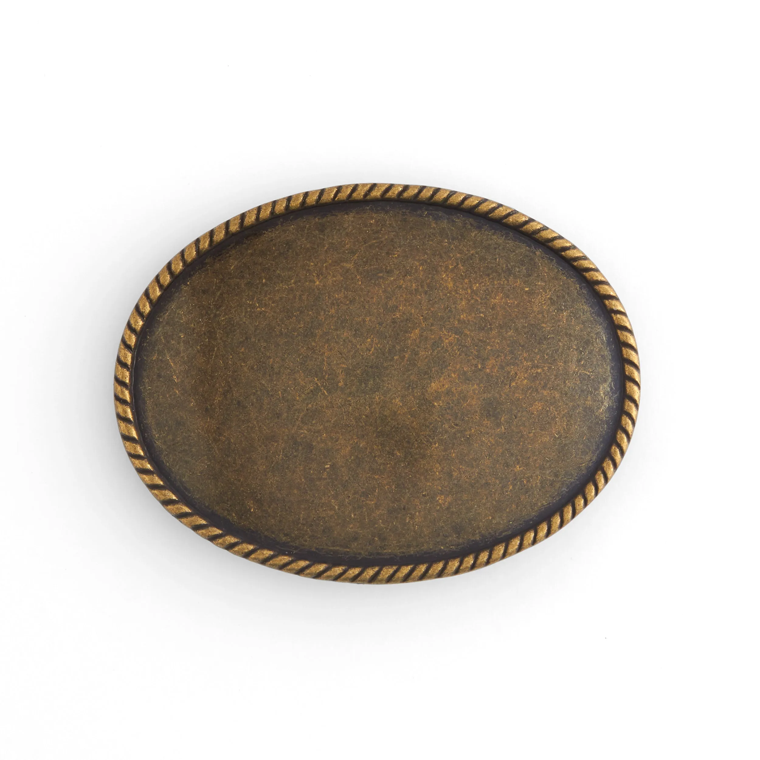 Oval Rope Edge Buckle Blanks