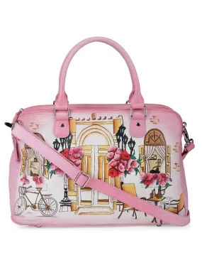 Oversized Hand Bag - London Street Light Pink