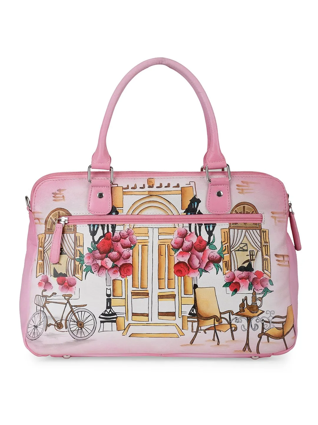 Oversized Hand Bag - London Street Light Pink