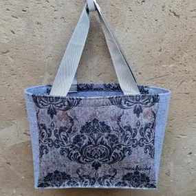 Paisley Grunge - Recycled Felt Teacher Bag