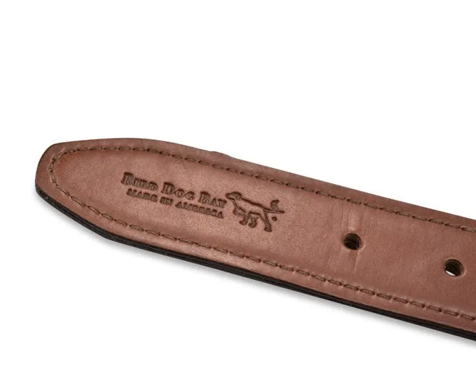 Palmetto Moon: Embroidered Belt - Light Blue