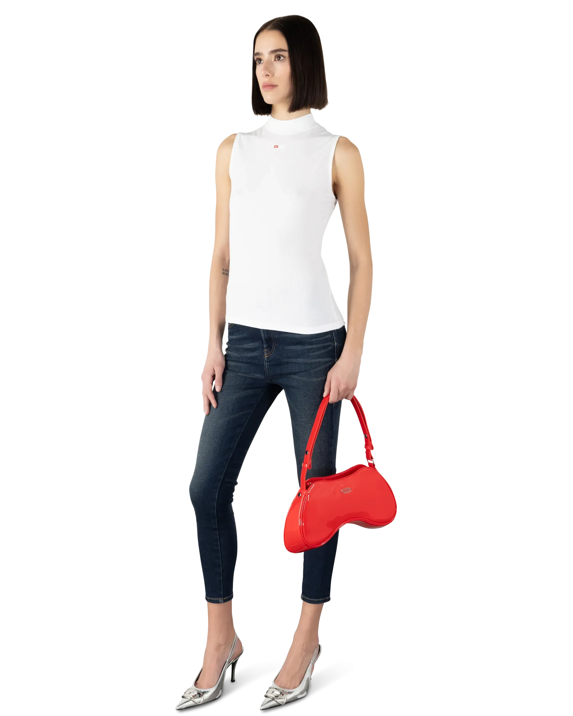 Play Glossy Shoulder Crossbody Bag