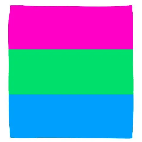 Polysexual Pride Flag Bandana
