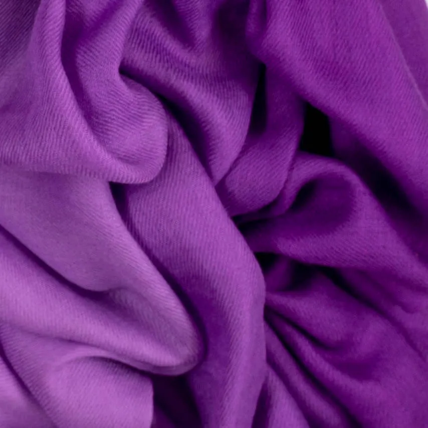Purple Pizzazz Shaded Cashmere and Silk Wrap
