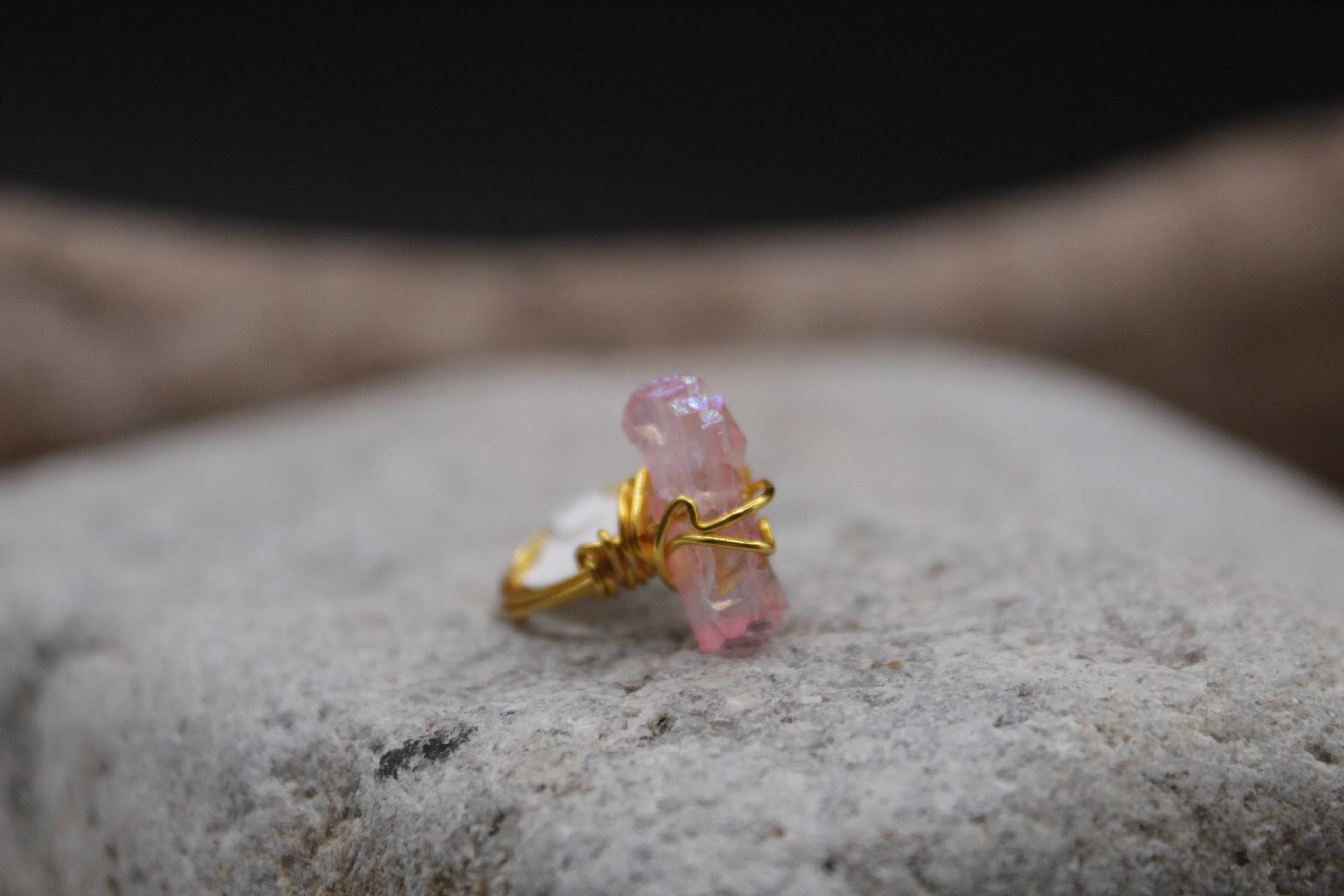 Rainbow quartz pink