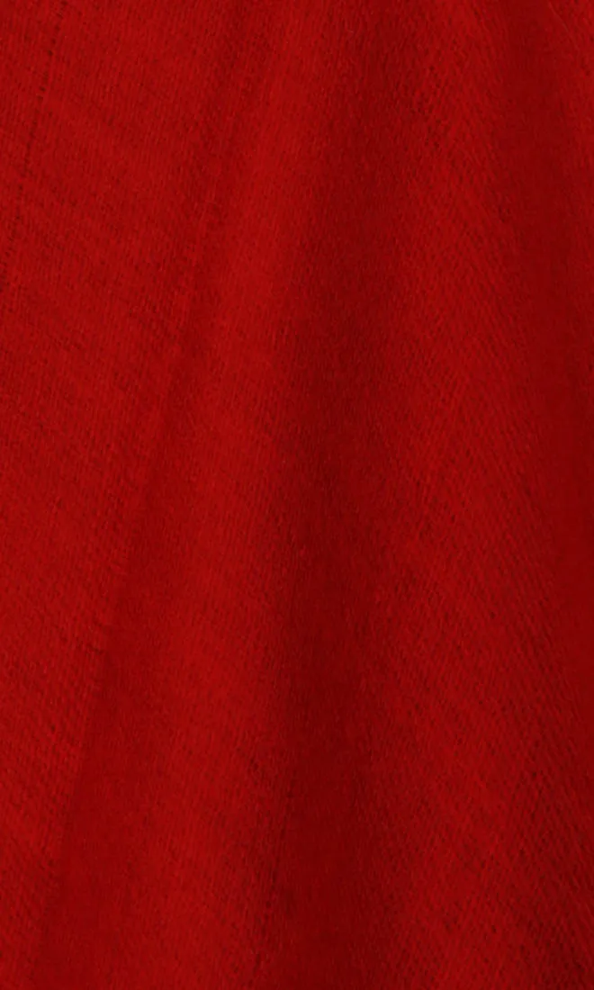Red  Woolen Shawl