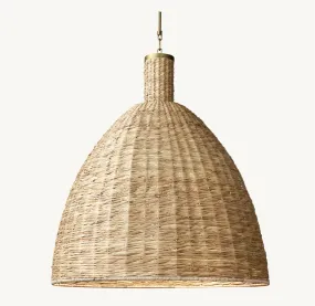 RH Restoration Hardware Panama Handwoven Pendant Light