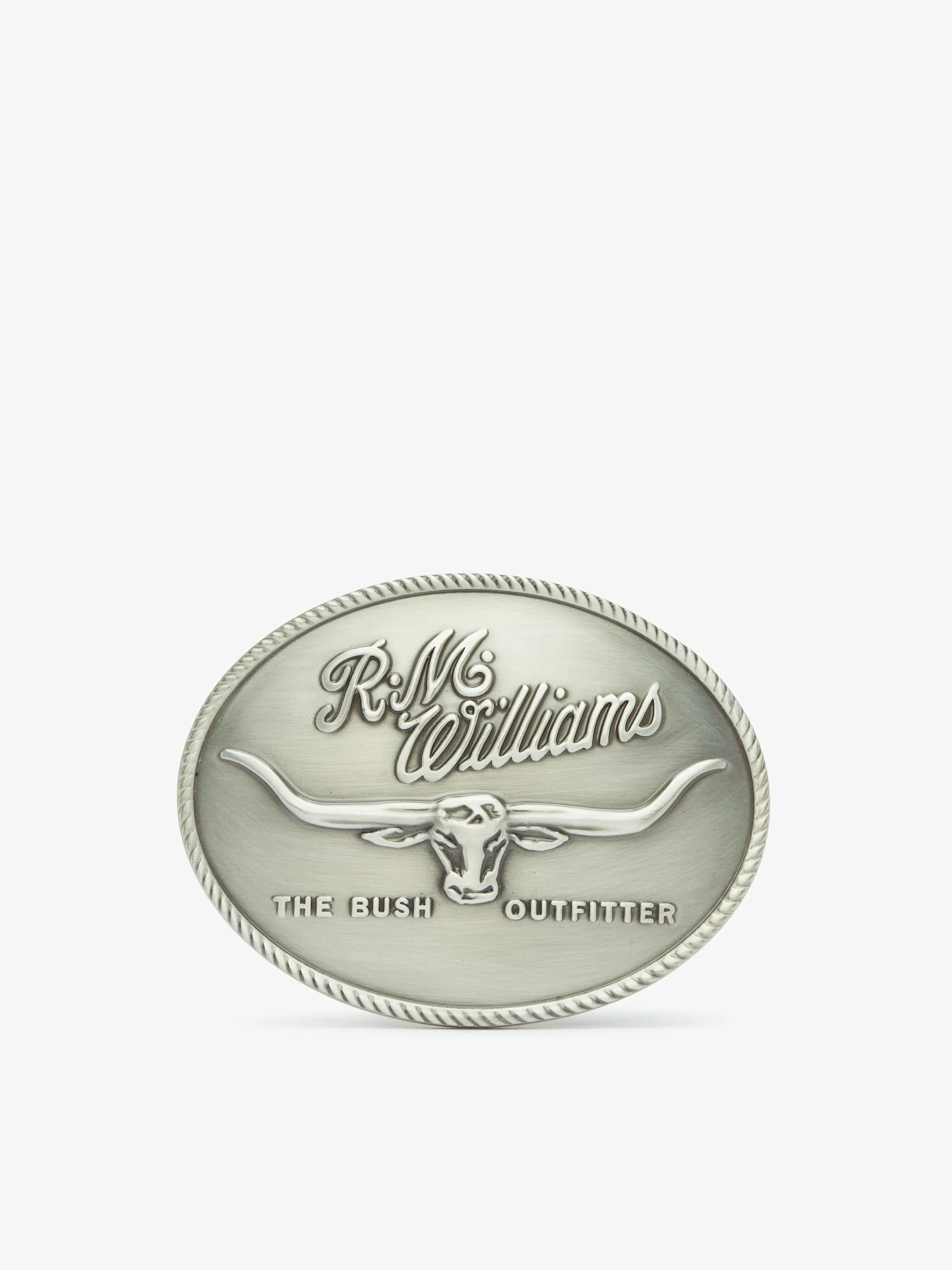 R.M.Williams - Logo Buckle - Silver