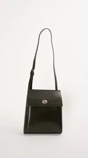 Seed Satchel in Peat Green
