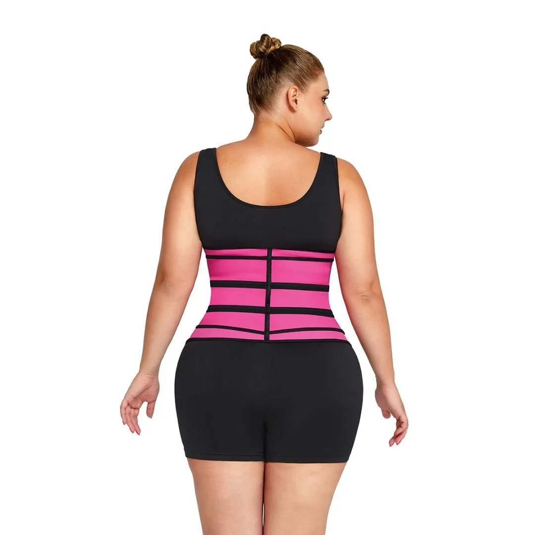Slimming Stomach Three Belts Latex Waist Trainer Big Size