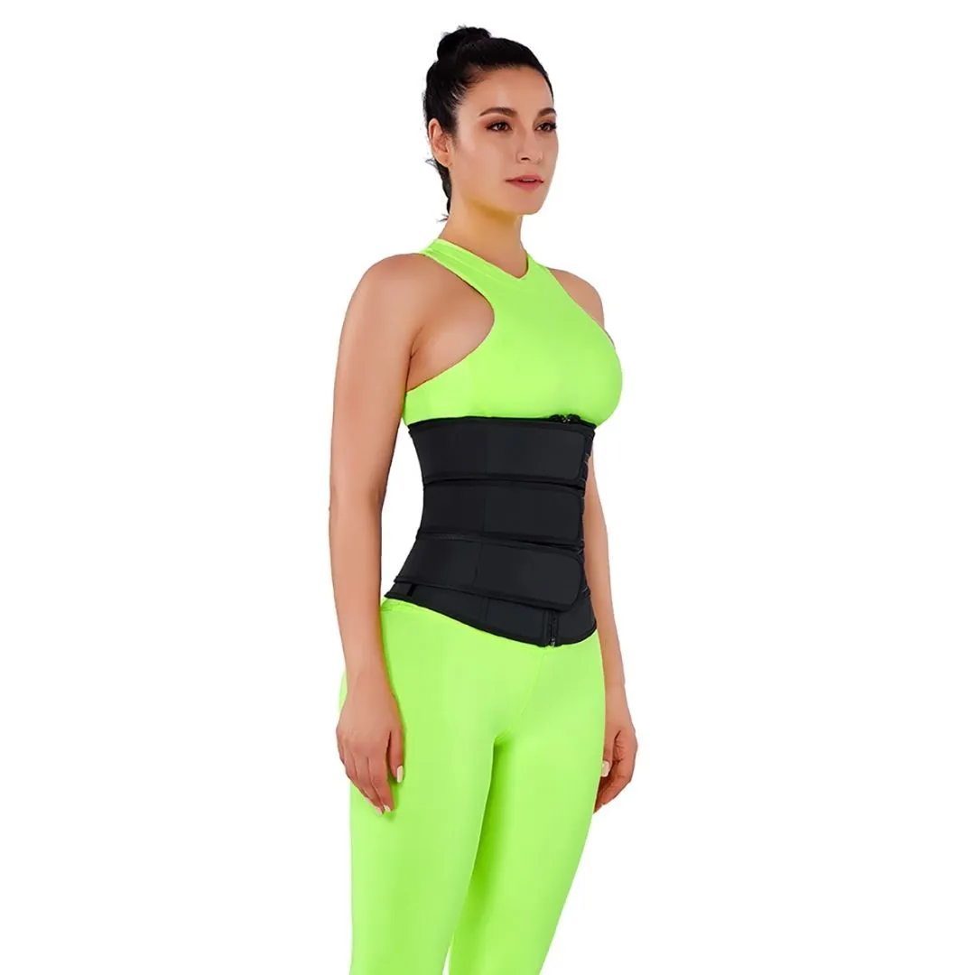 Slimming Stomach Three Belts Latex Waist Trainer Big Size