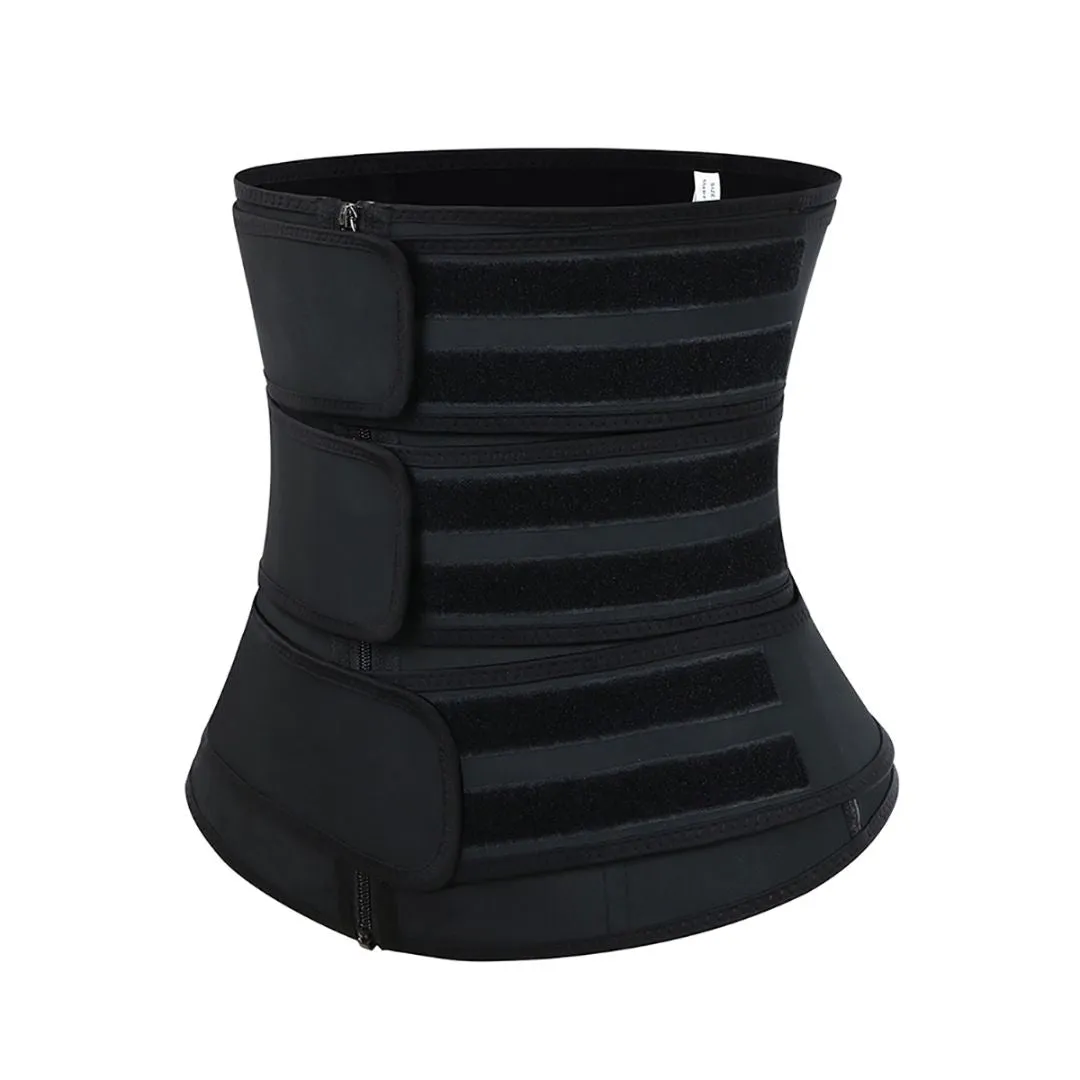 Slimming Stomach Three Belts Latex Waist Trainer Big Size