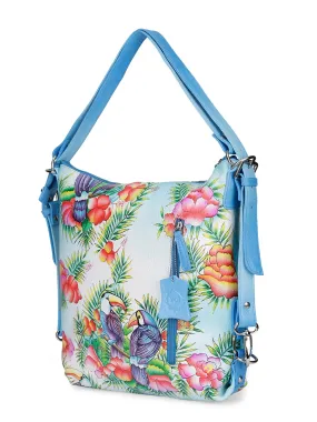 Sling Bag - Blissful Birds Sky Blue