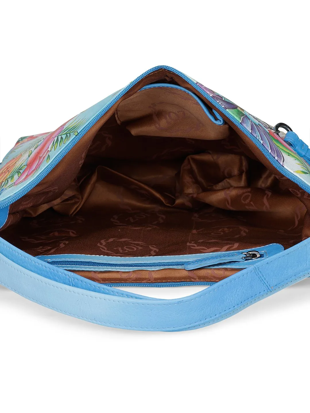 Sling Bag - Blissful Birds Sky Blue