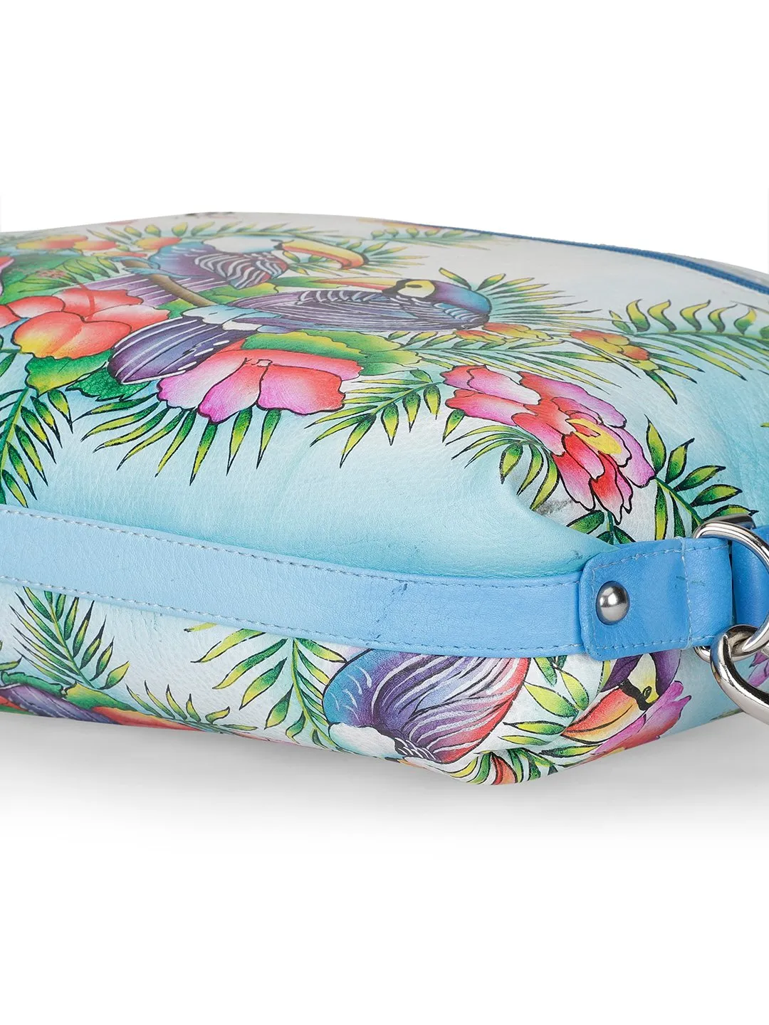 Sling Bag - Blissful Birds Sky Blue