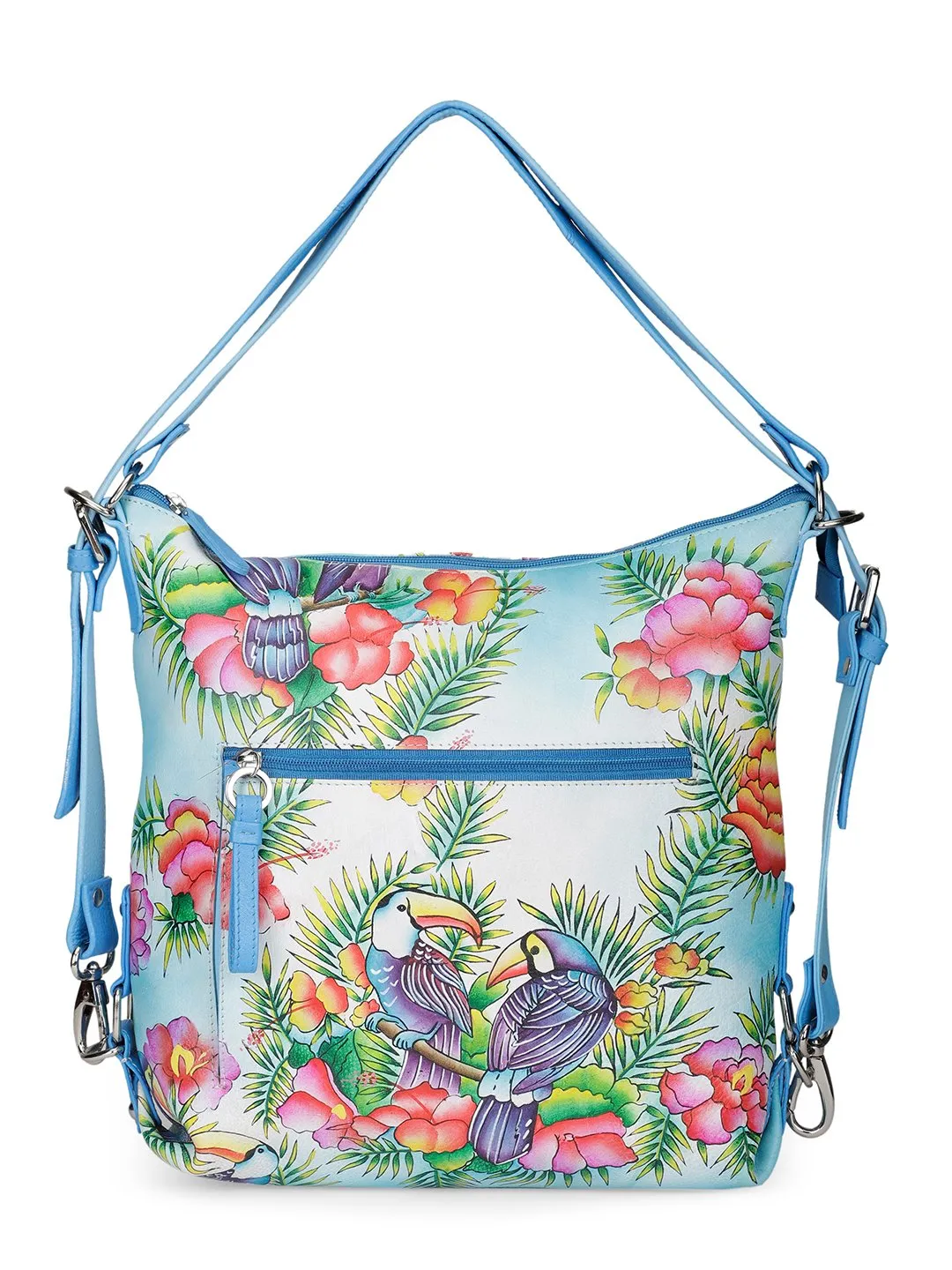 Sling Bag - Blissful Birds Sky Blue