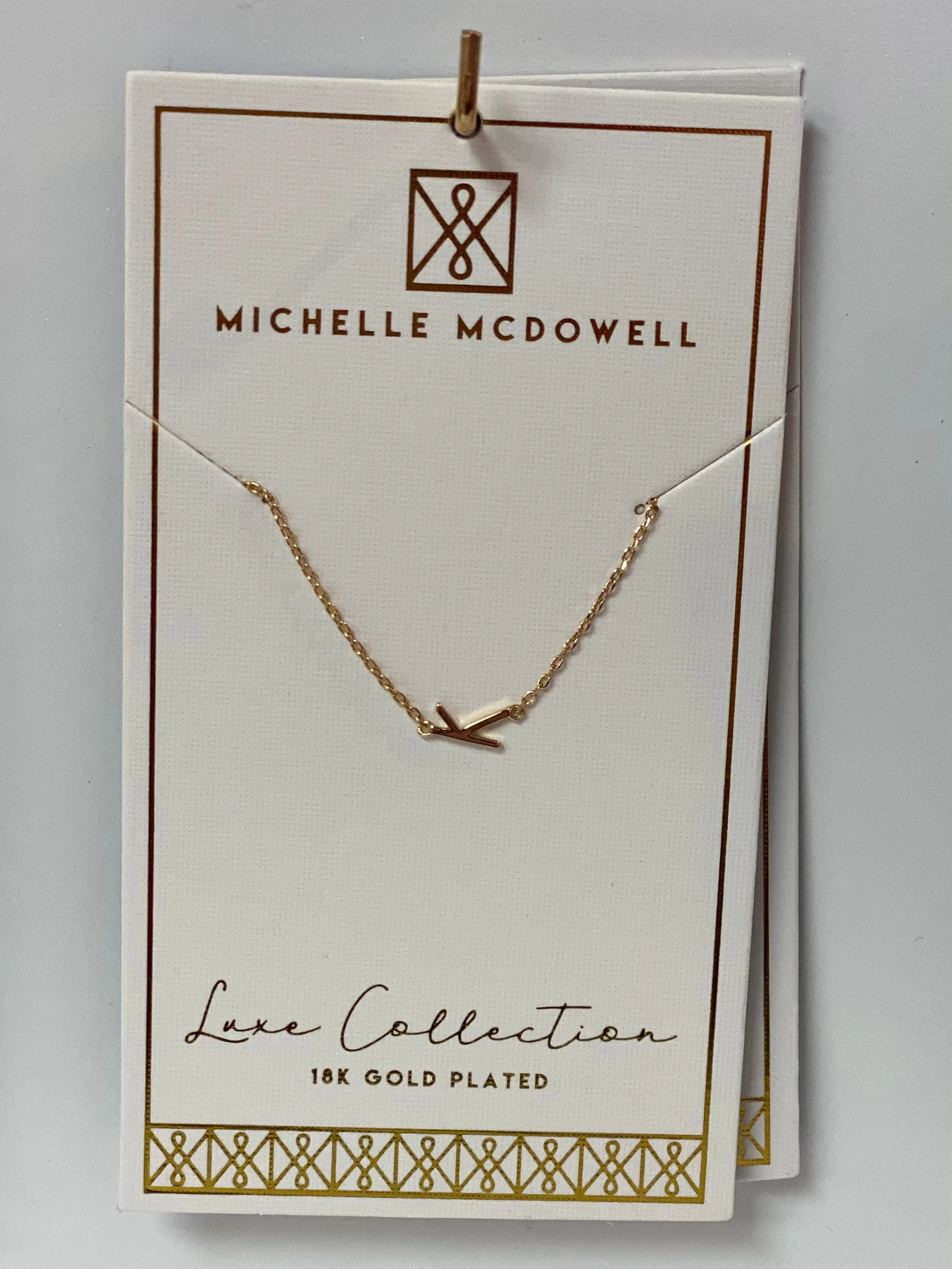 Small Initial Necklace