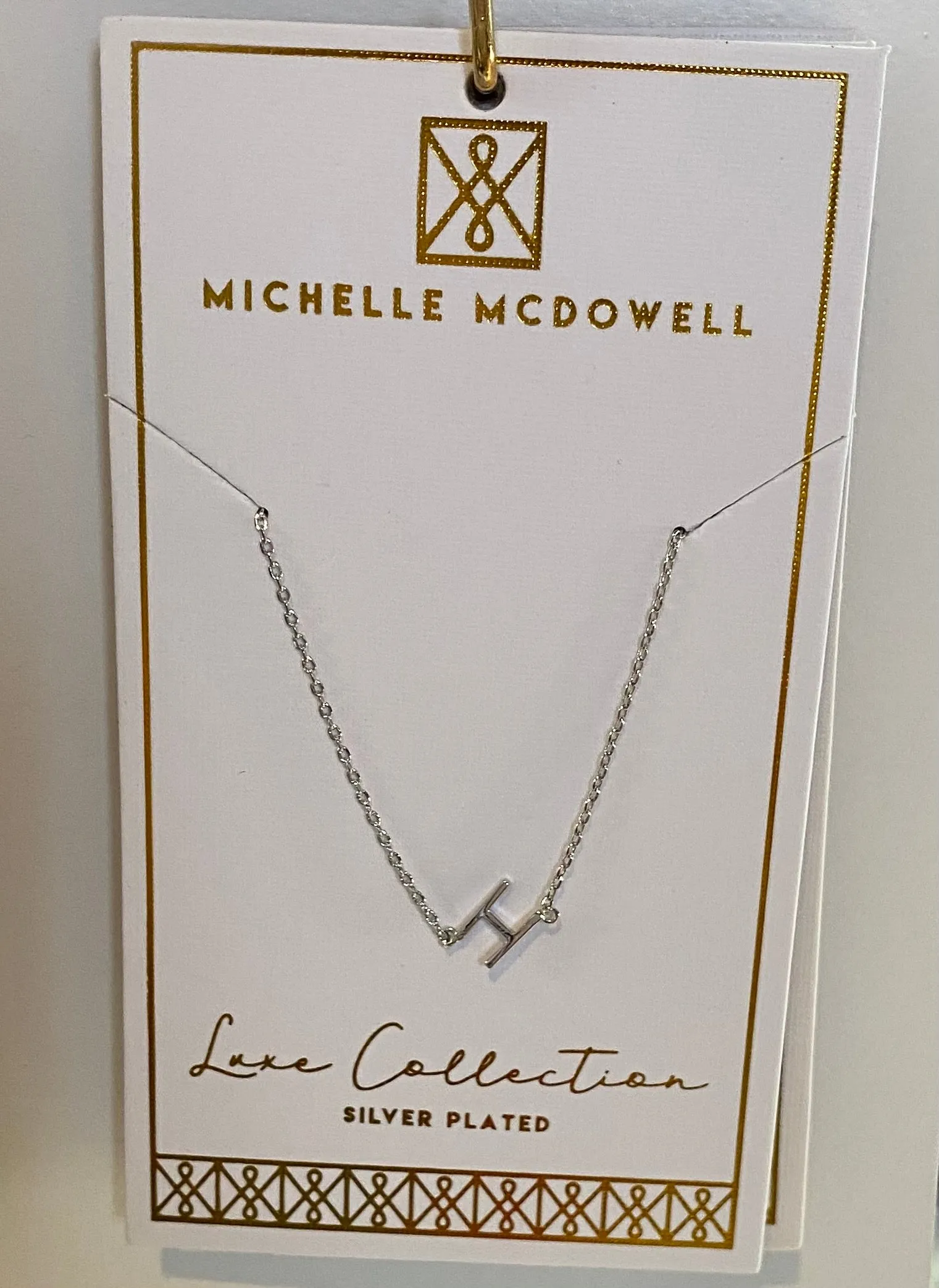Small Initial Necklace