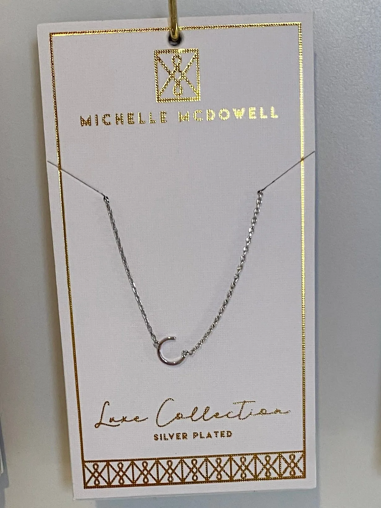 Small Initial Necklace
