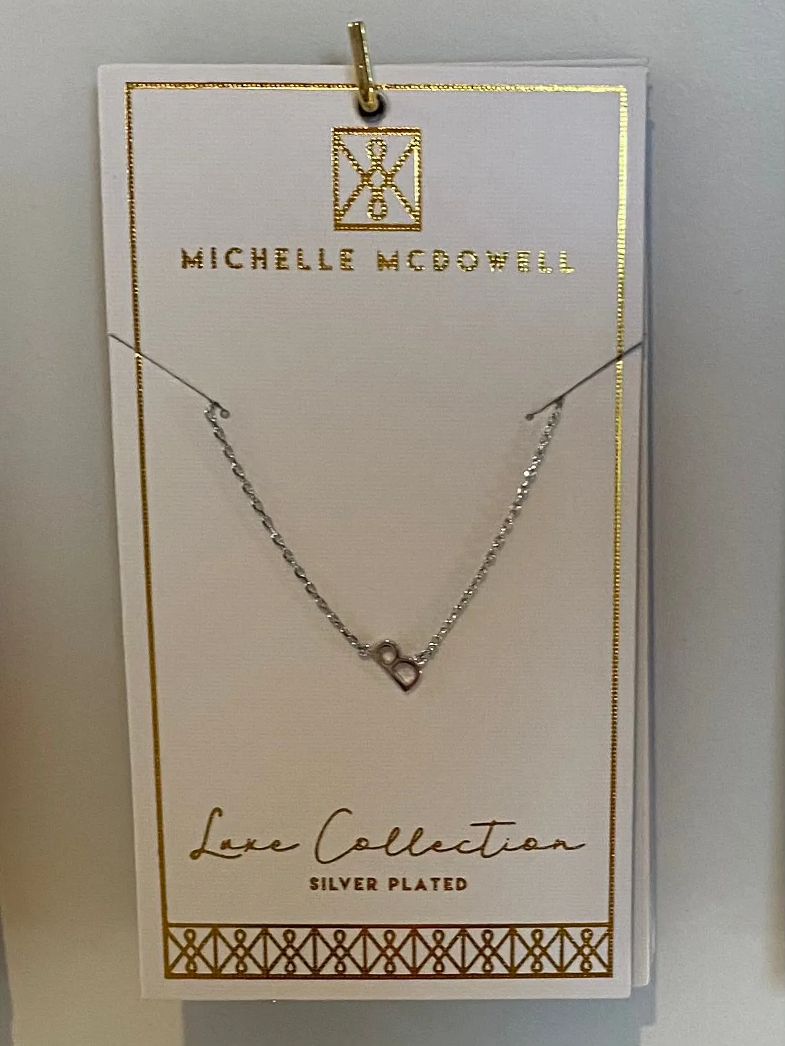 Small Initial Necklace