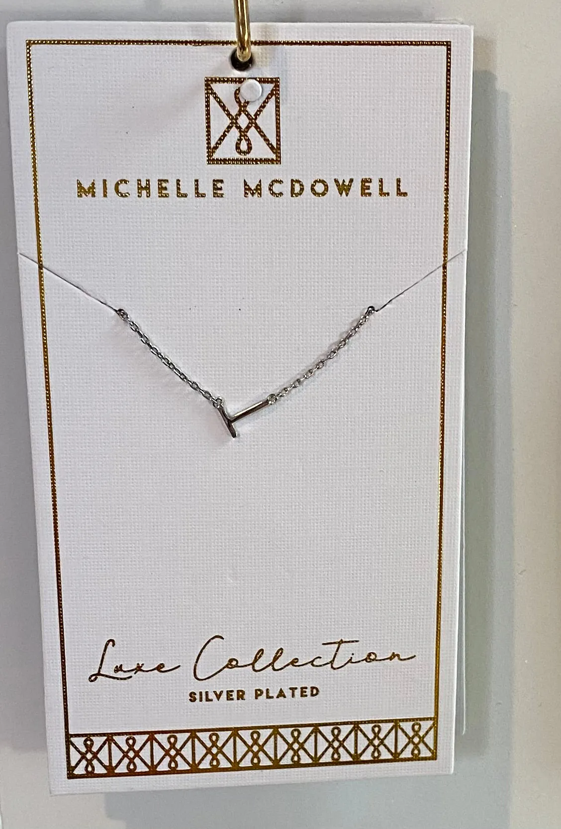 Small Initial Necklace