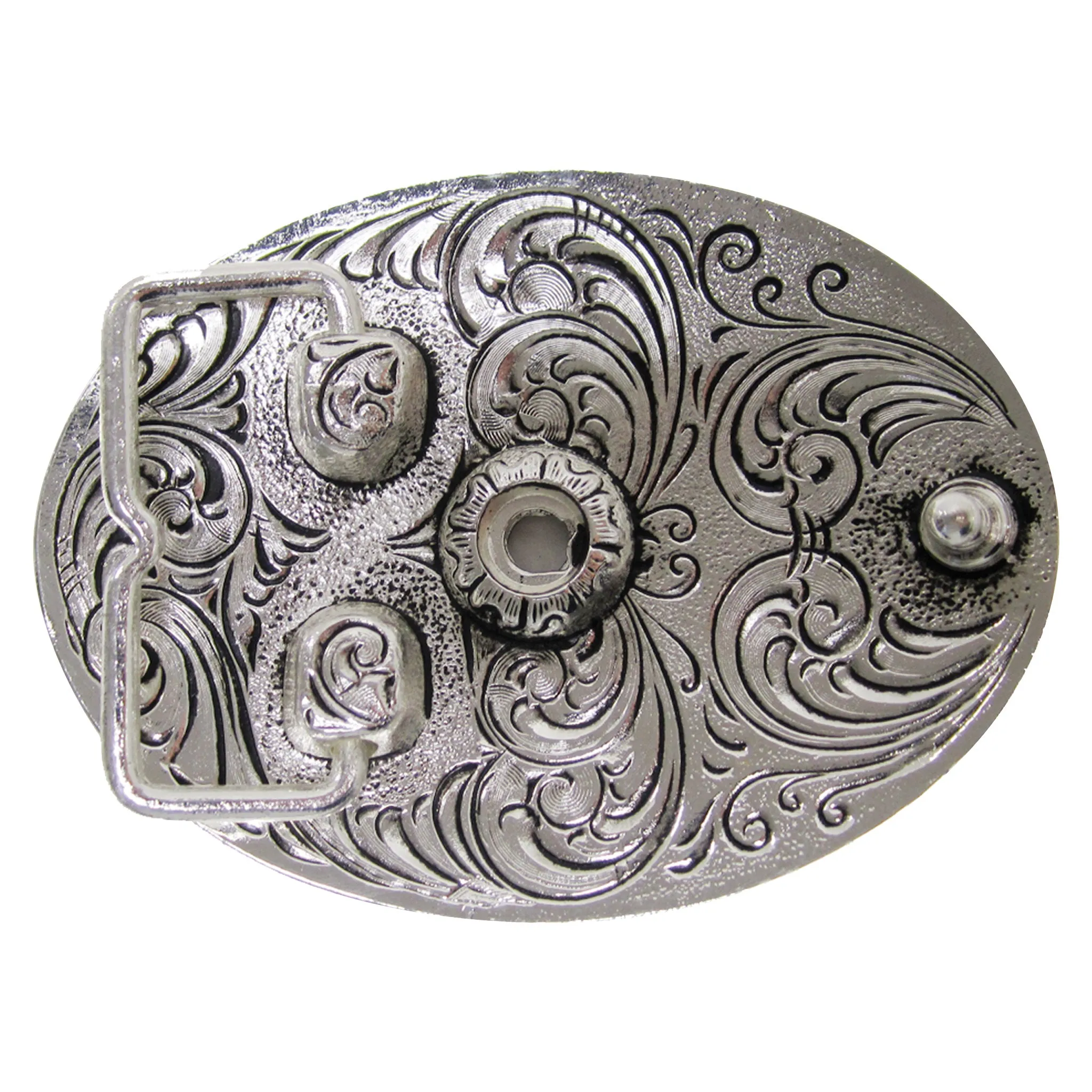 Tennessee State — Oval Rope Edge Buckle