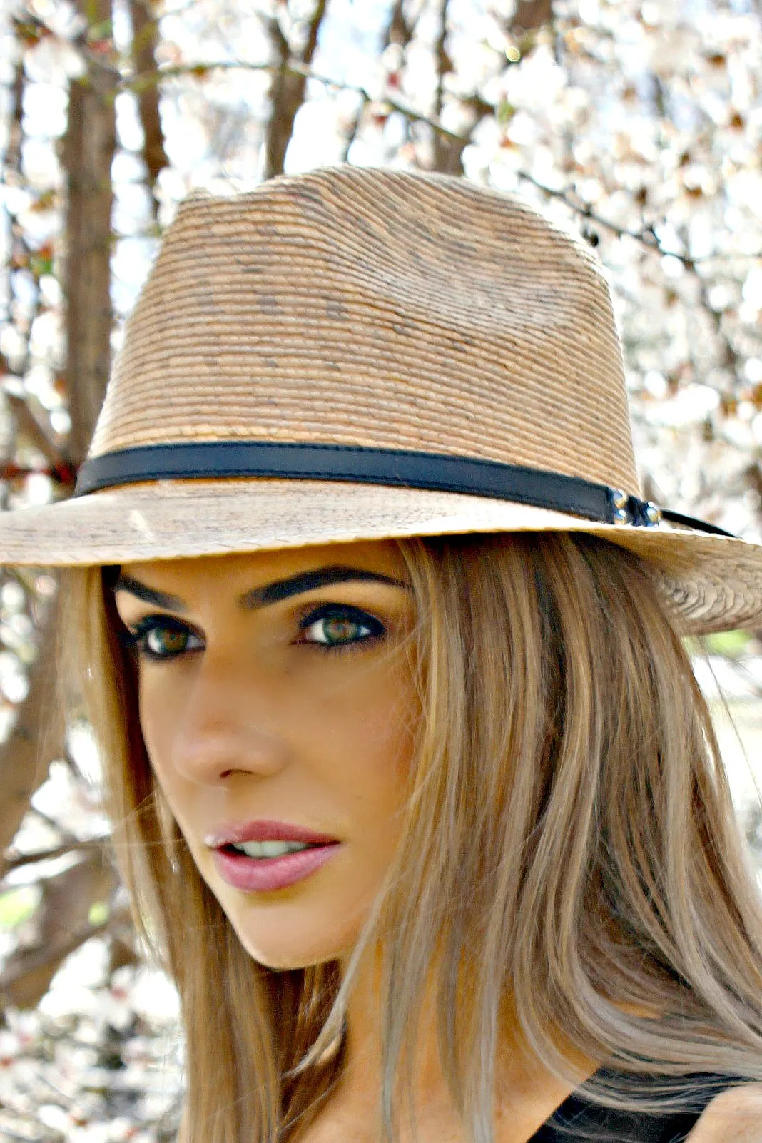 The Pressed Palm Crystallized Straw Hat
