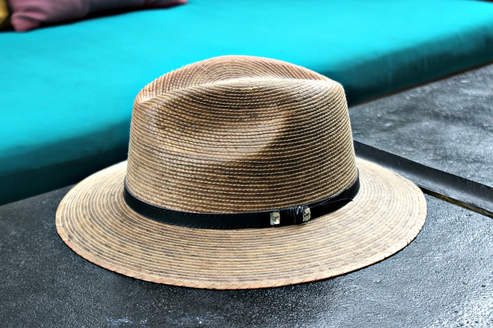 The Pressed Palm Crystallized Straw Hat