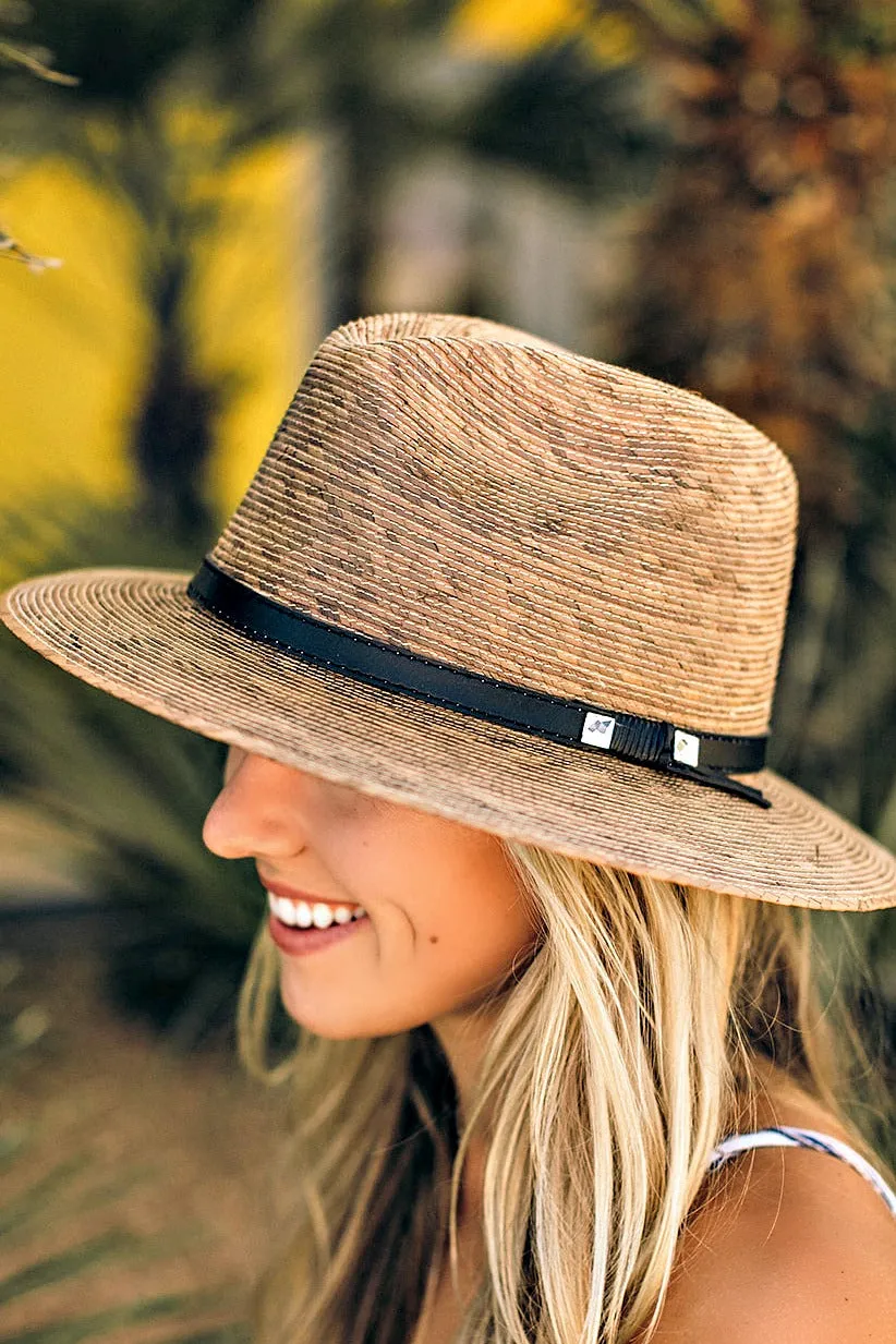 The Pressed Palm Crystallized Straw Hat