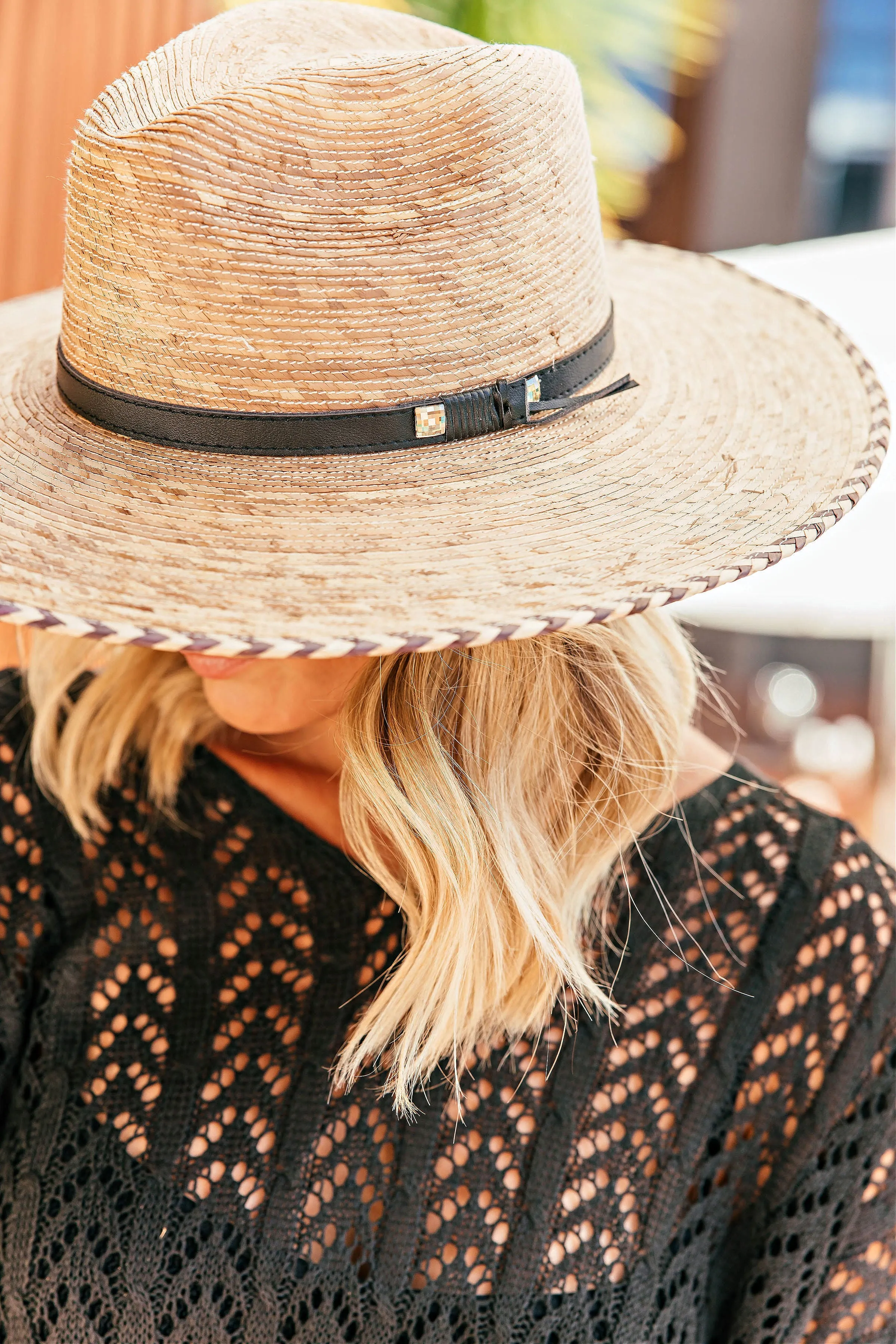 The Reef Pressed Palm Straw Hat