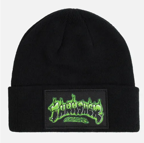 Thrasher Beanie Sock Hat Airbrush Patch